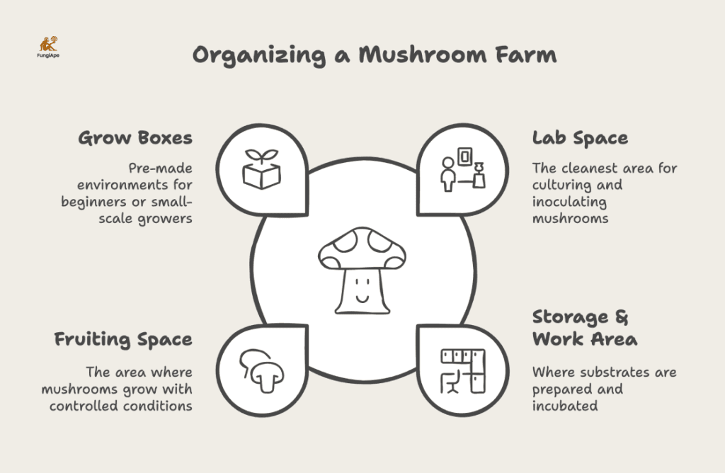 Organizing a Mushroom Farm
