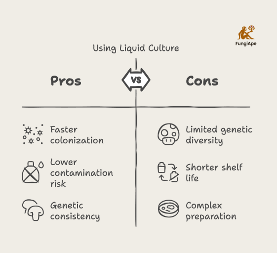 Pros of Using Liquid Culture